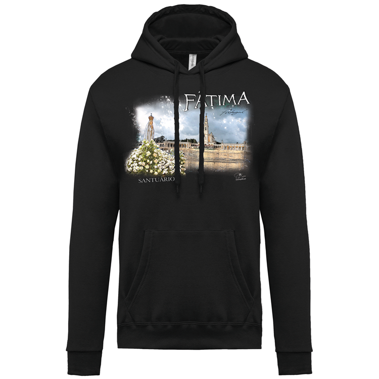 Sweatshirt Kariban com Capuz Santuário de Fátima