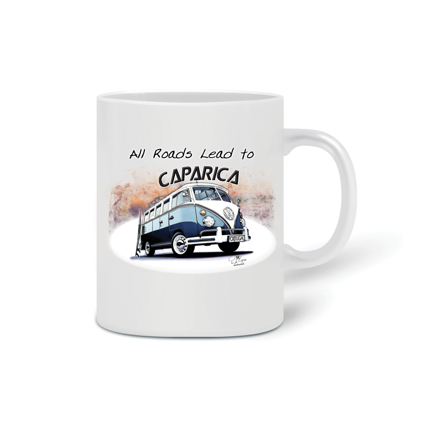 Caneca All Roads Lead to Costa da Caparica