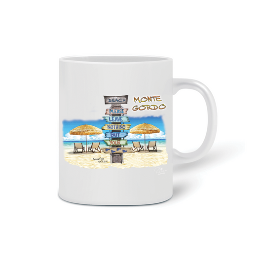 Caneca Pegadas Monte Gordo