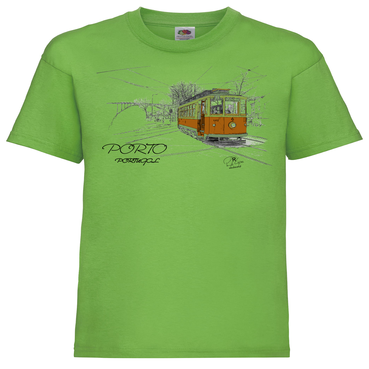 T-shirt Fruit of the Loom Kids Carmo