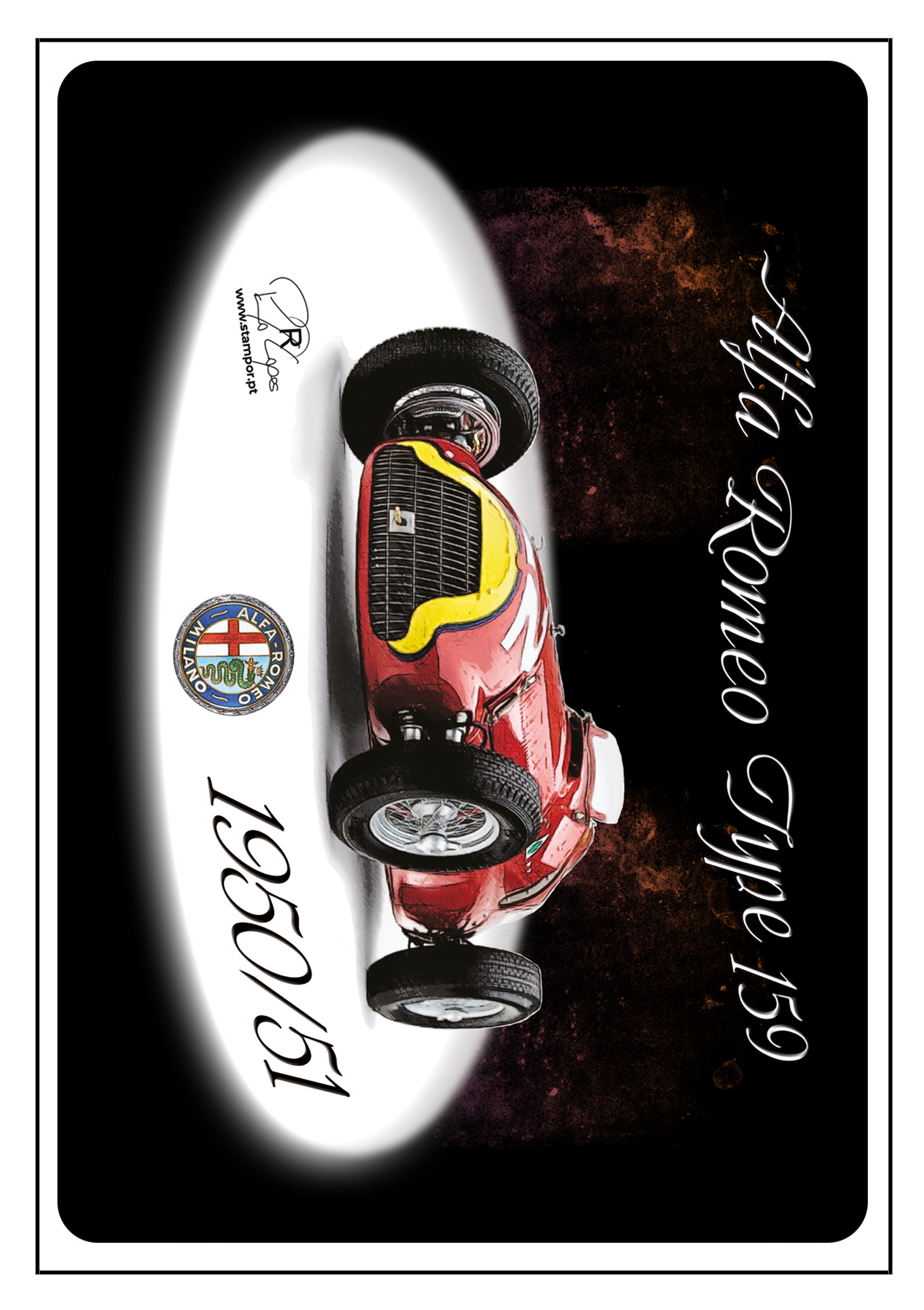 Postal Alfa Romeo Type 159