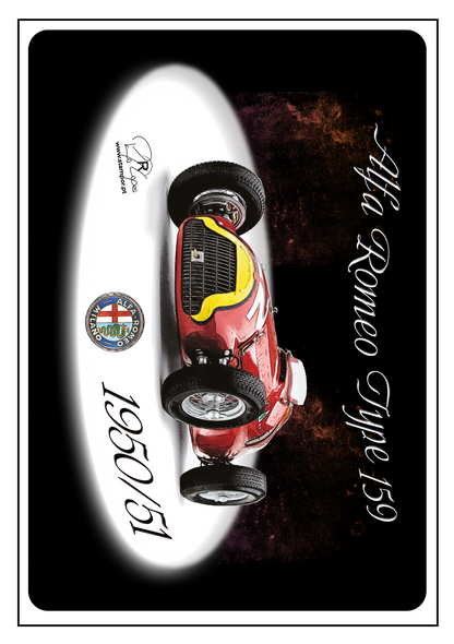 Postal Alfa Romeo Type 159