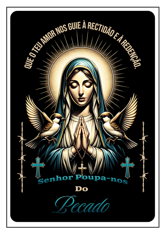 Postal Poupa-nos do Pecado