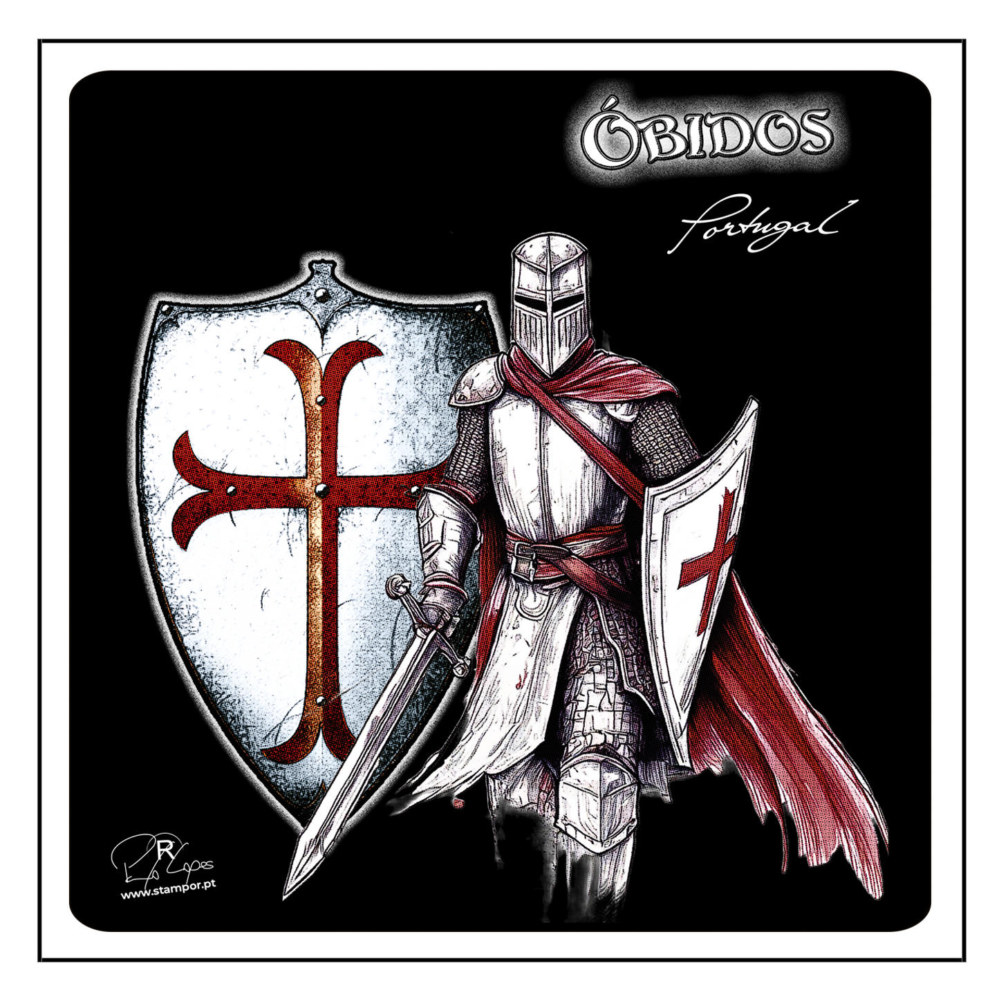 Postal Templário Óbidos