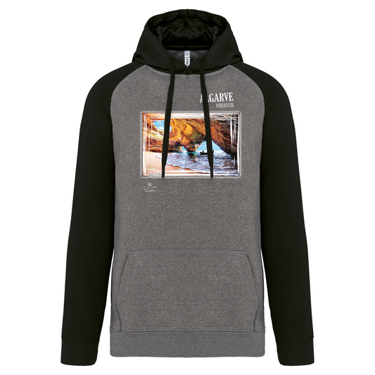 Sweatshirt Bicolor com capuz Algar de Benagil