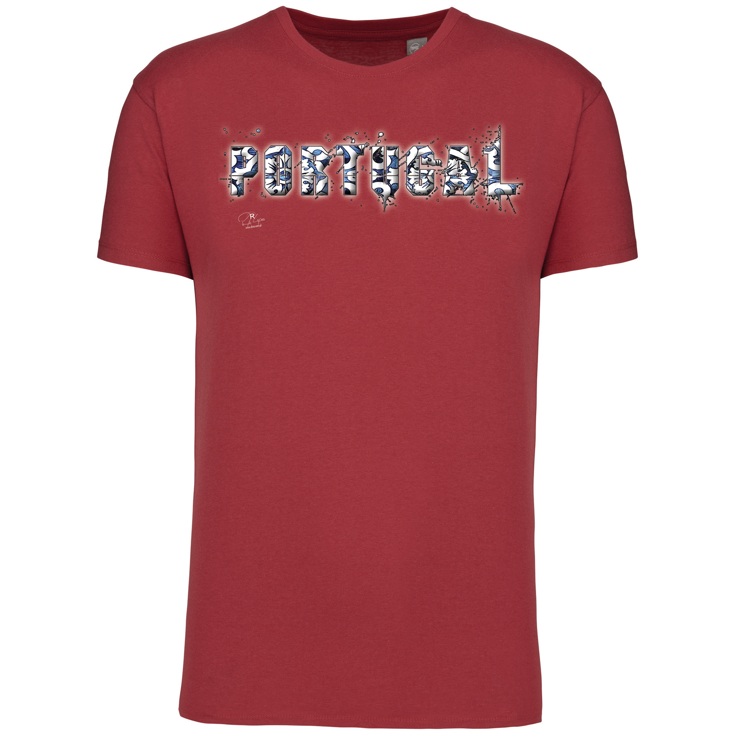 T-Shirt Algodão Biológico Portugal Azulejos