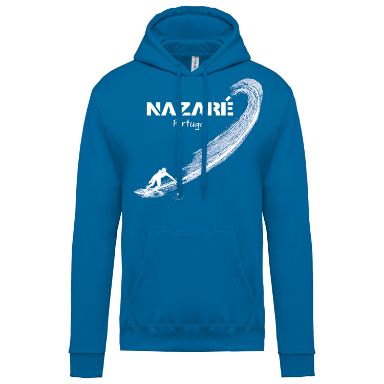 Sweatshirt Kariban com Capuz Surf Nazaré