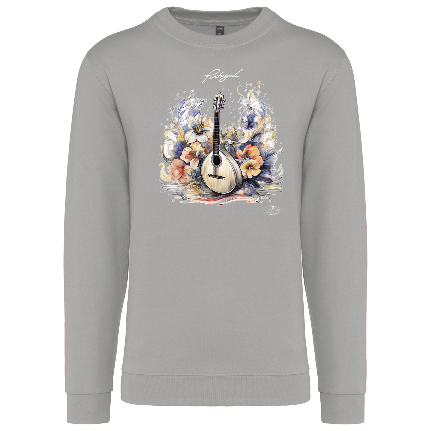Sweatshirt Kariban sem Capuz Guitarra Portuguesa