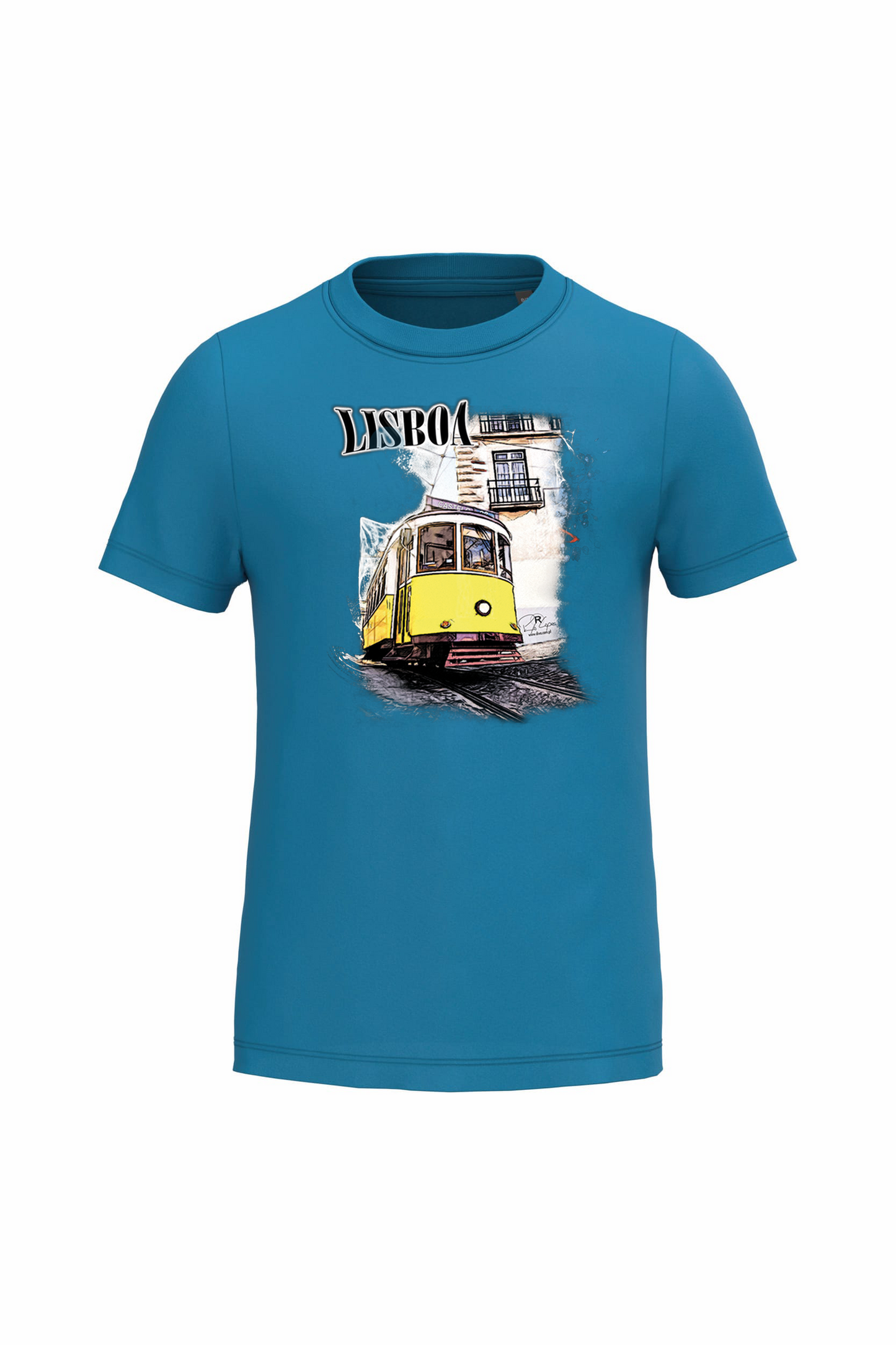 T-shirt de Criança Kariban Crazy Tram