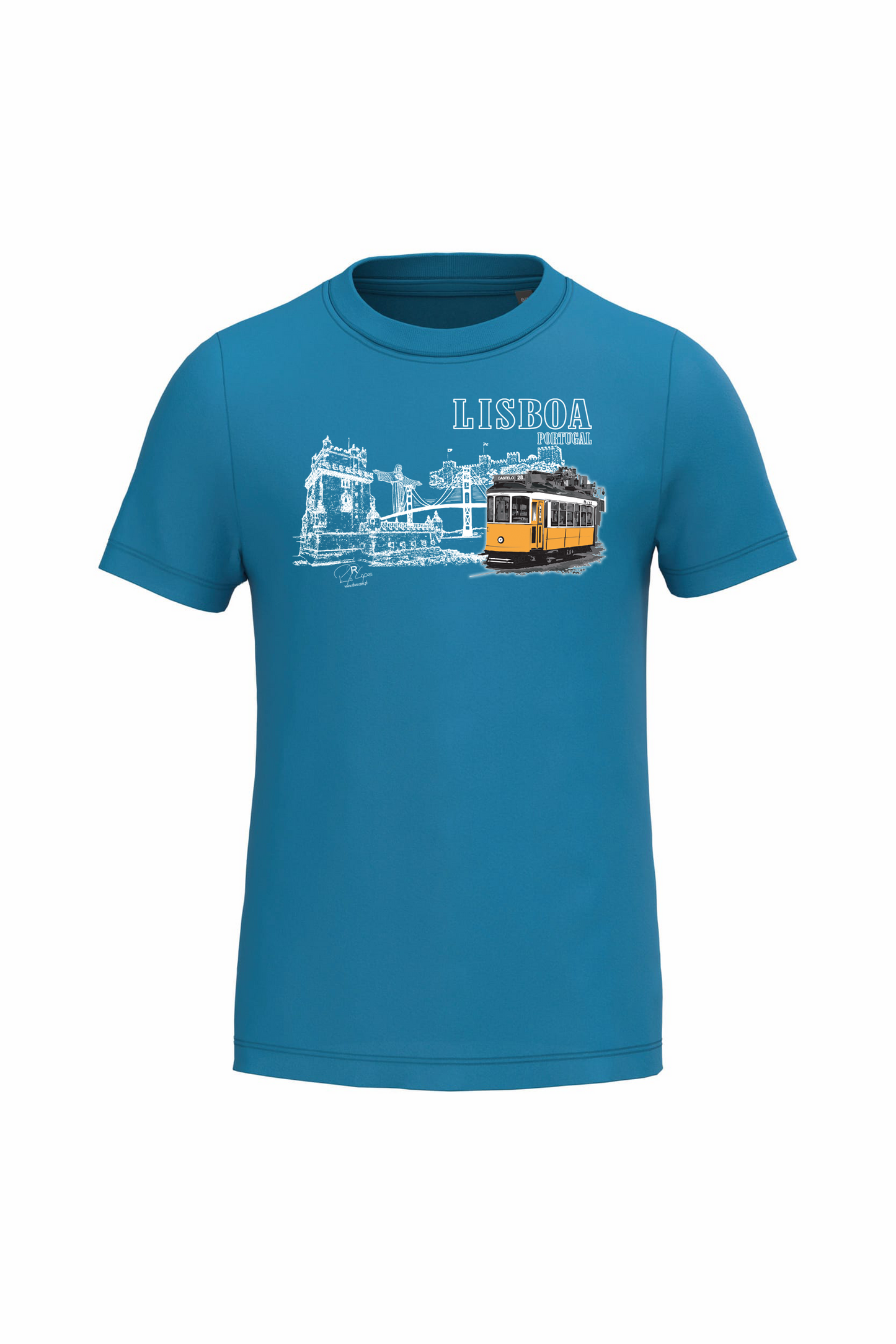 T-shirt de Criança Kariban Monumentos Lisboa