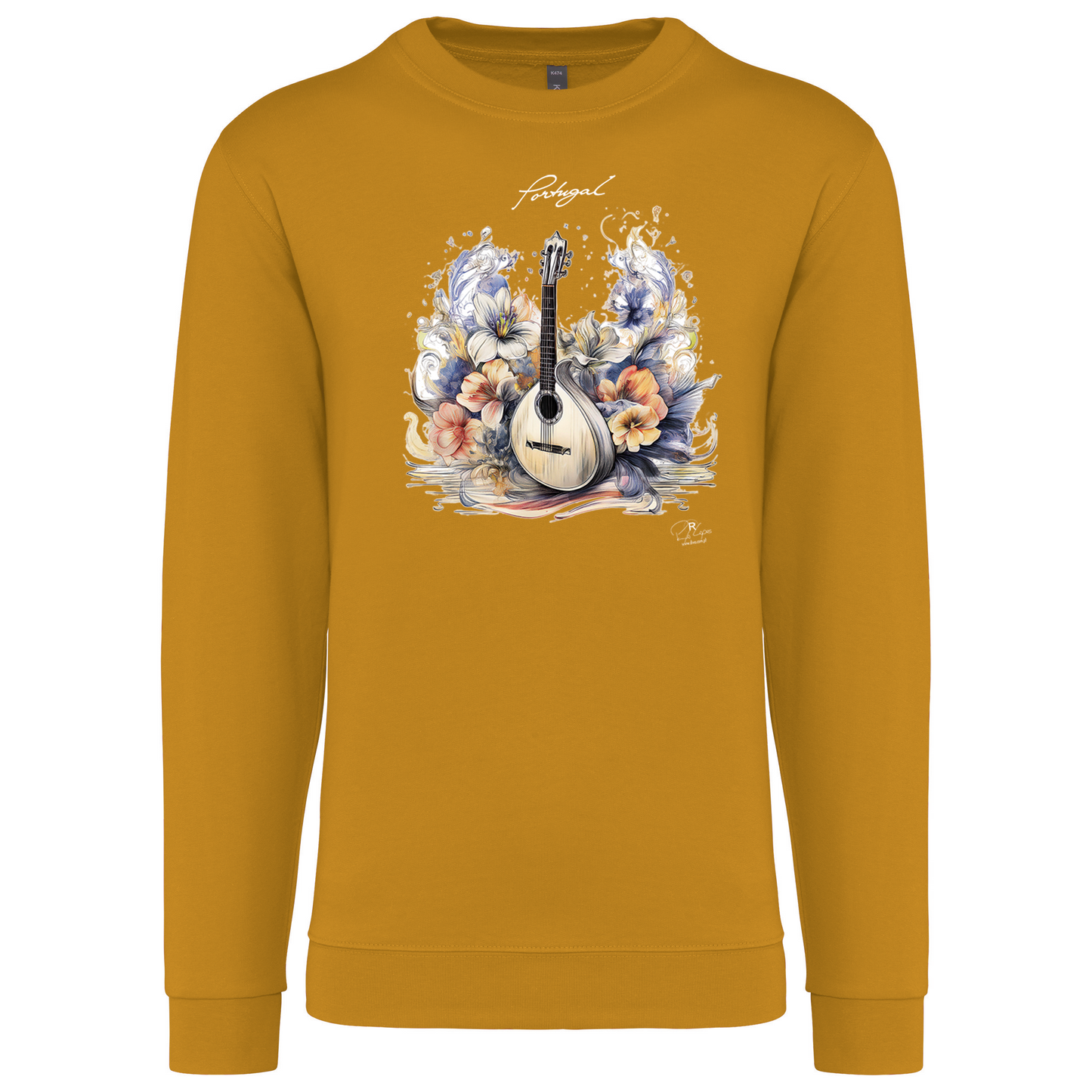 Sweatshirt Kariban sem Capuz Guitarra Portuguesa