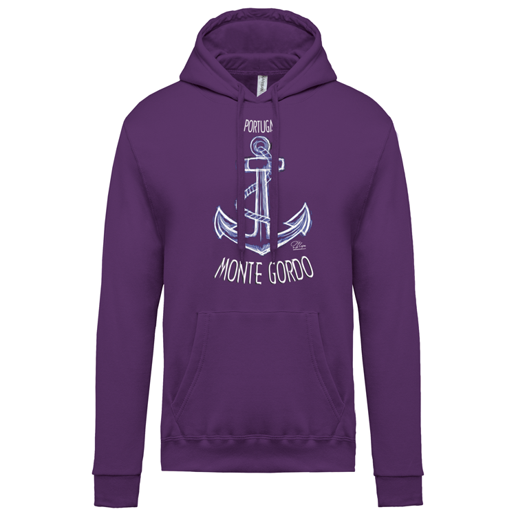 Sweatshirt Kariban com Capuz Âncora Monte Gordo