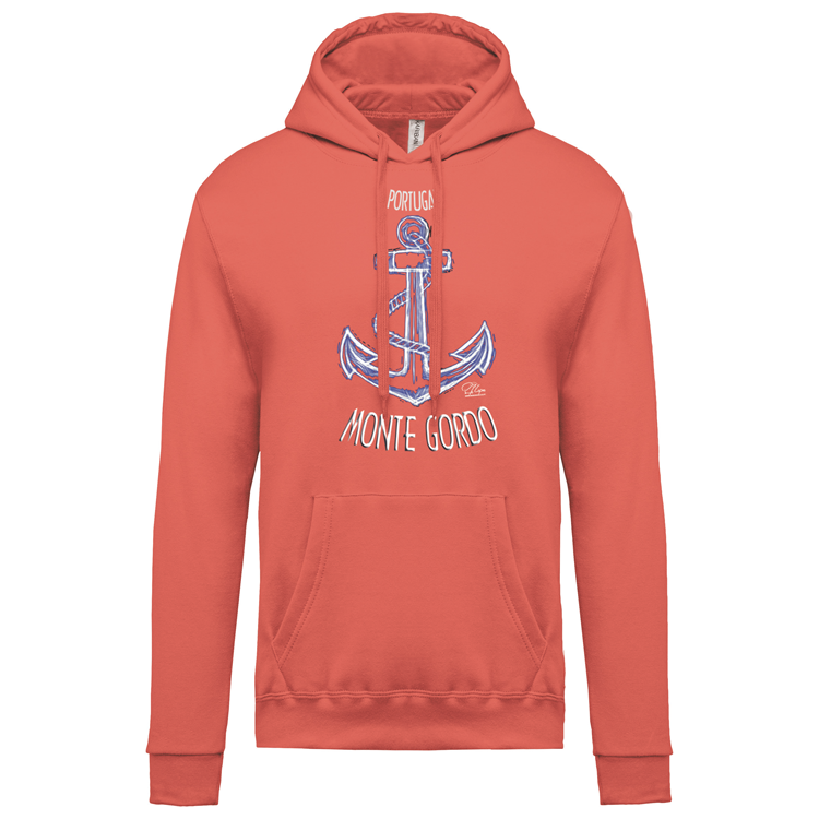 Sweatshirt Kariban com Capuz Âncora Monte Gordo