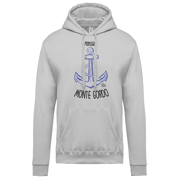 Sweatshirt Kariban com Capuz Âncora Monte Gordo