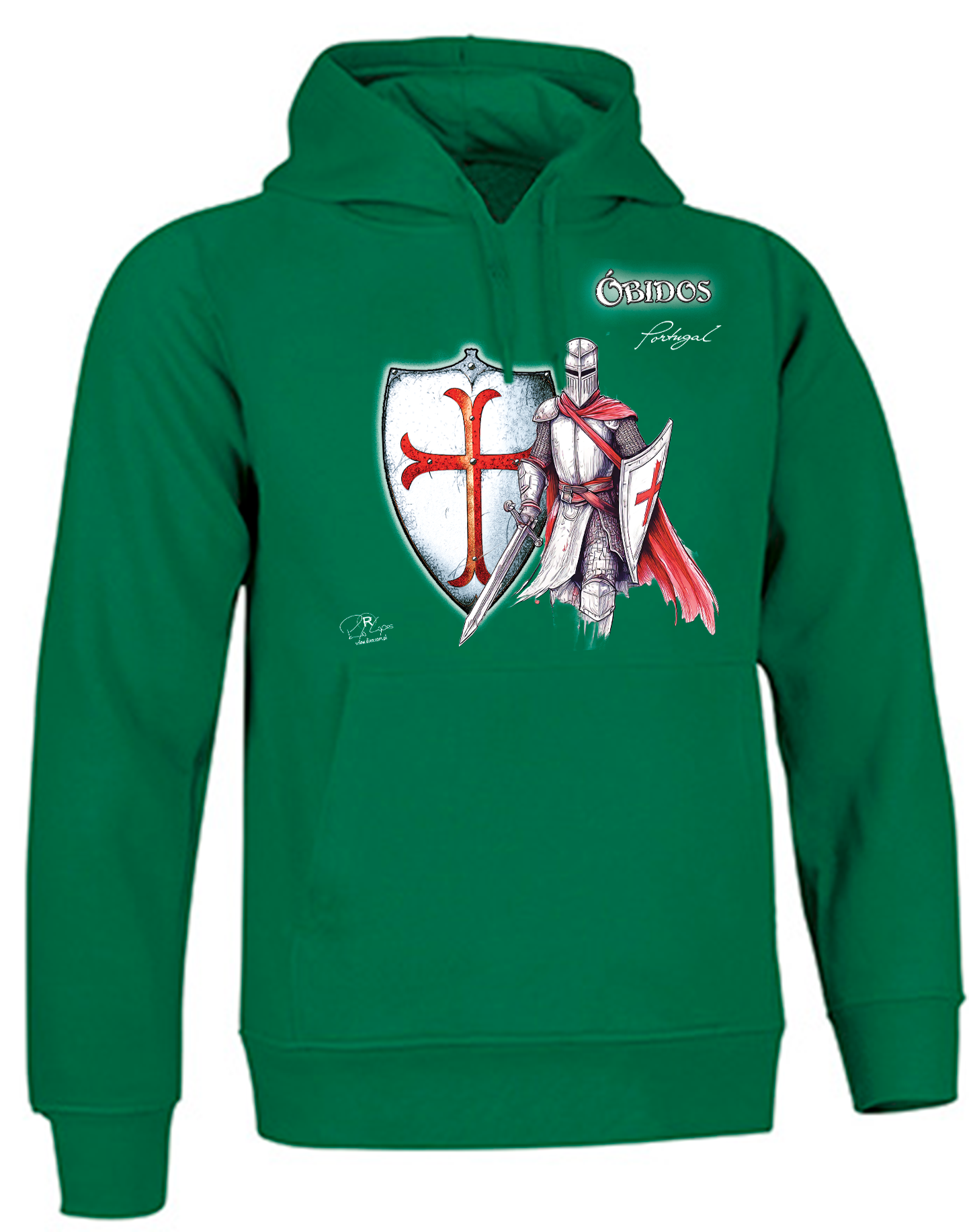 Sweatshirt Valento com Capuz, Templário Óbidos