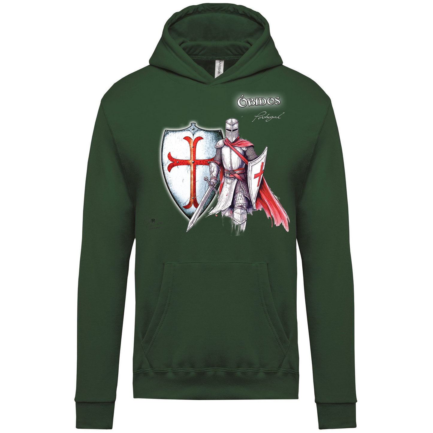 Sweatshirt capuz Kariban Kids Templário Óbidos