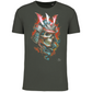 T-Shirt Algodão Biológico Samurai Skull