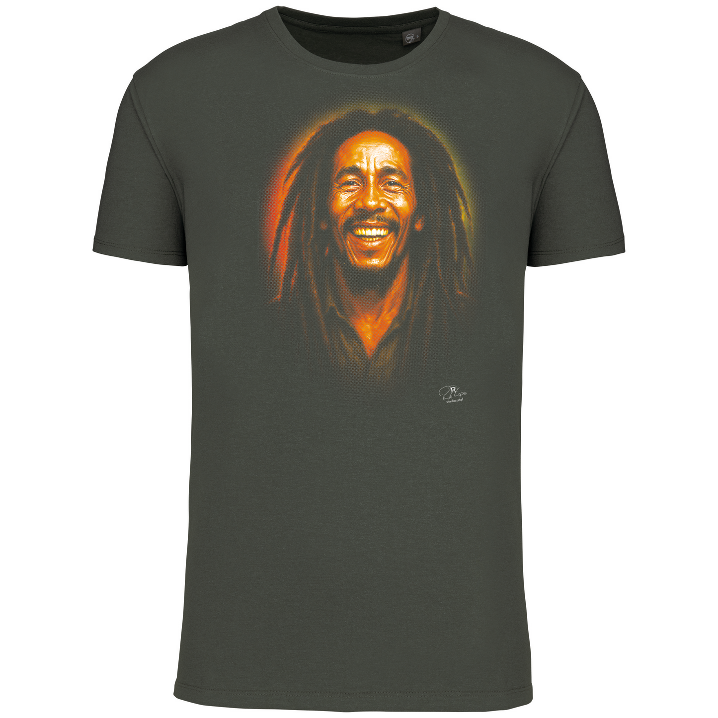 T-Shirt Algodão Biológico Bob Marley