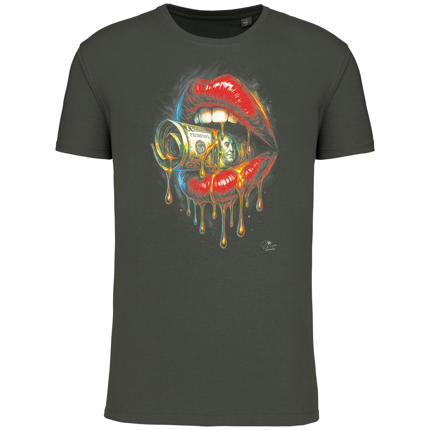 T-Shirt Algodão Biológico Money Lips