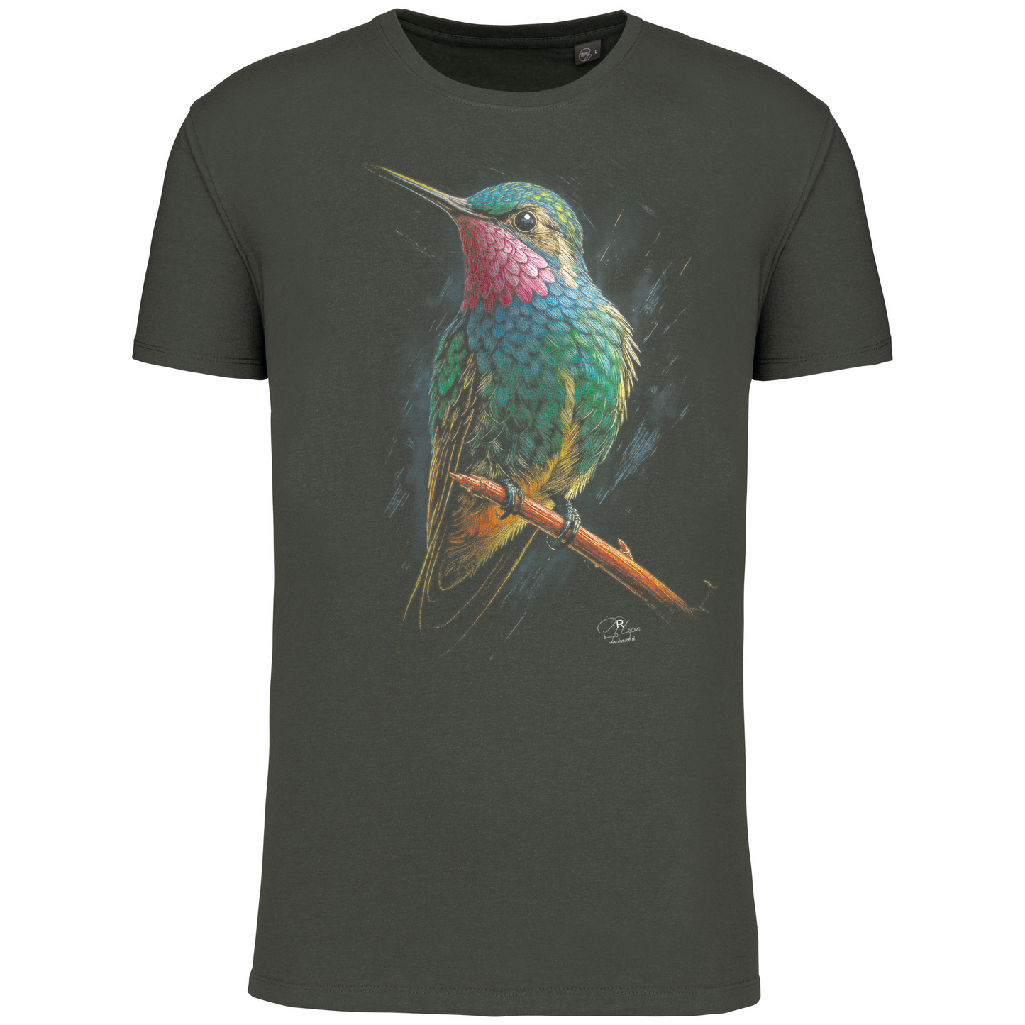 T-Shirt Algodão Biológico Colibri