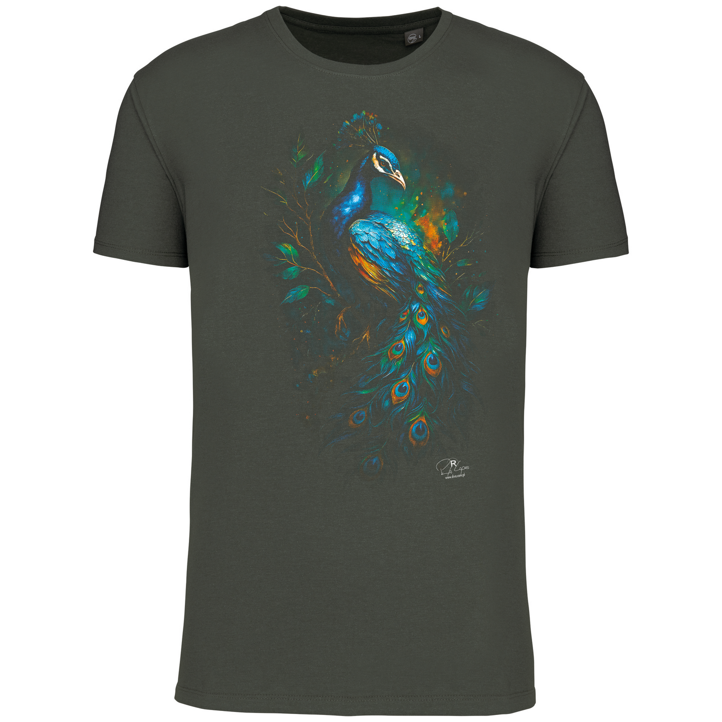 T-Shirt Algodão Biológico Peacock