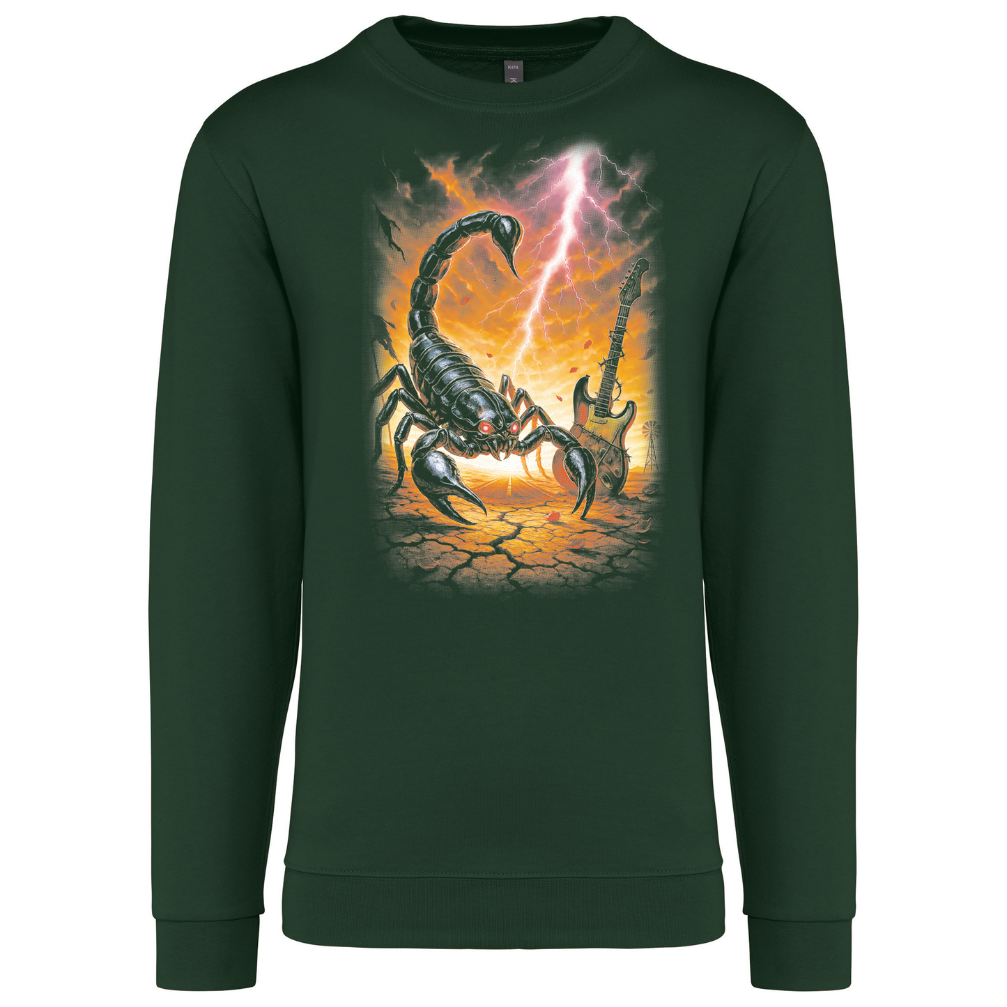 Sweatshirt Kariban sem Capuz Scorpion