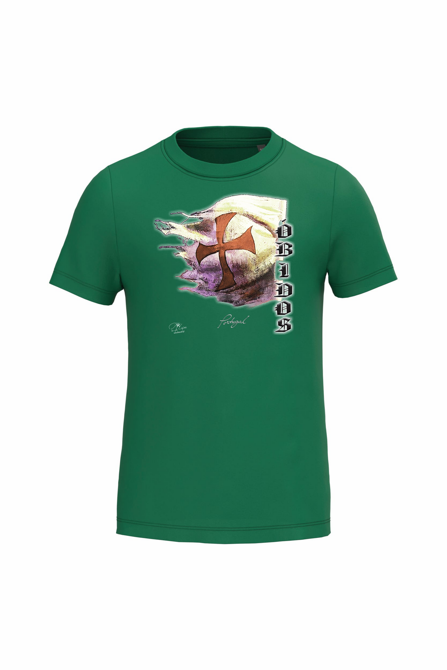 T-shirt de Criança Kariban  Bandeira Templários