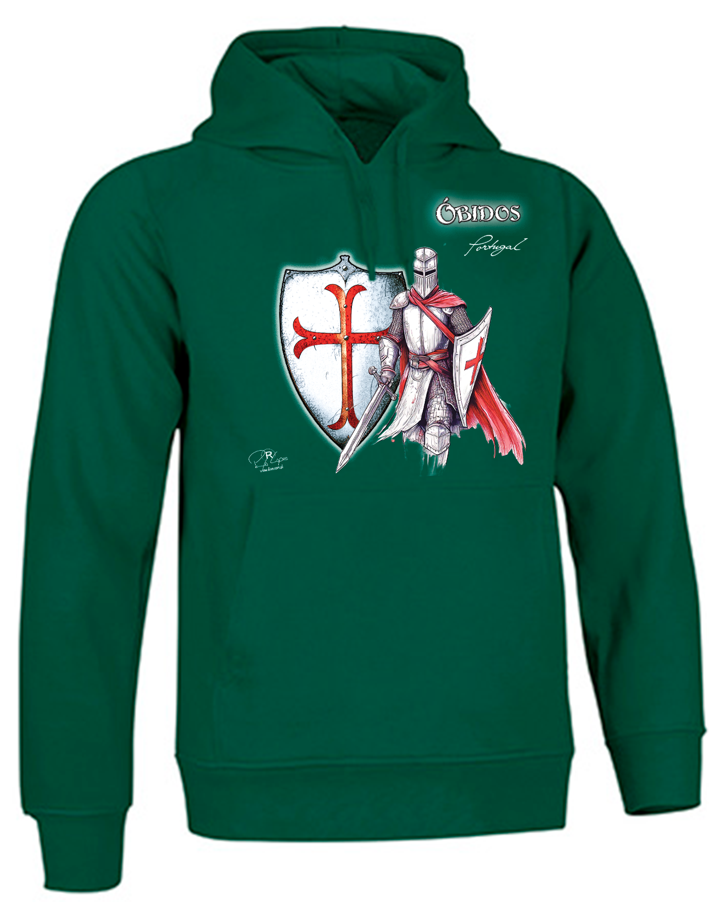 Sweatshirt Valento com Capuz, Templário Óbidos