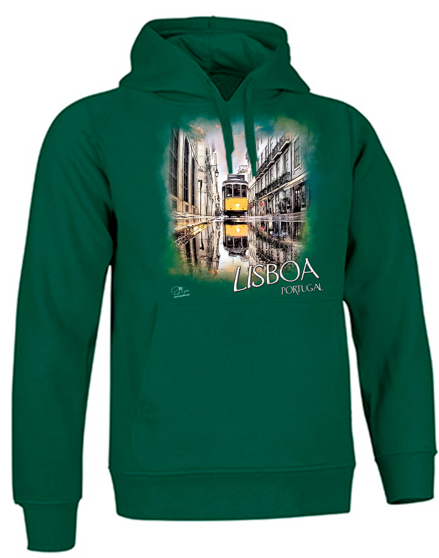 Sweatshirt Valento com Capuz, Espelho Lisboa