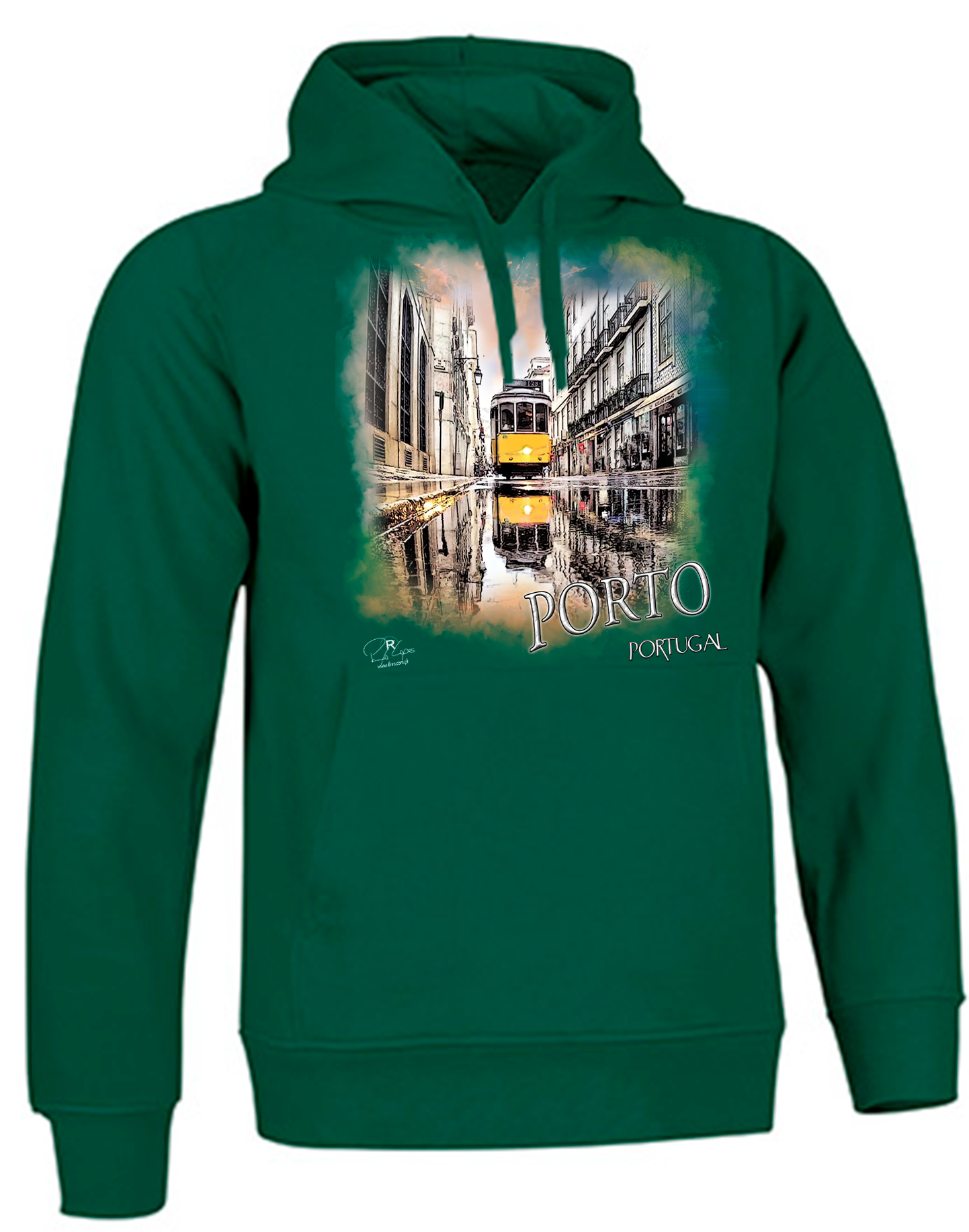 Sweatshirt Valento com Capuz, Espelho Lp