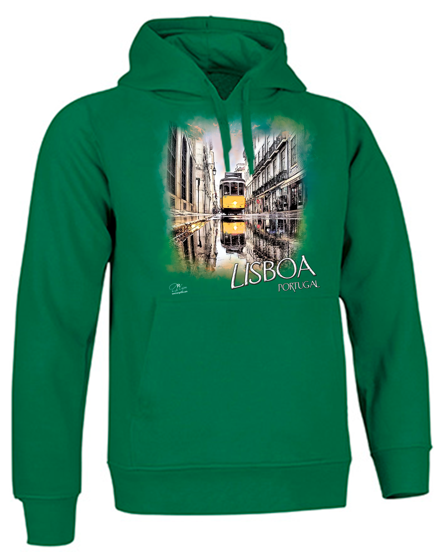 Sweatshirt Valento com Capuz, Espelho Lisboa