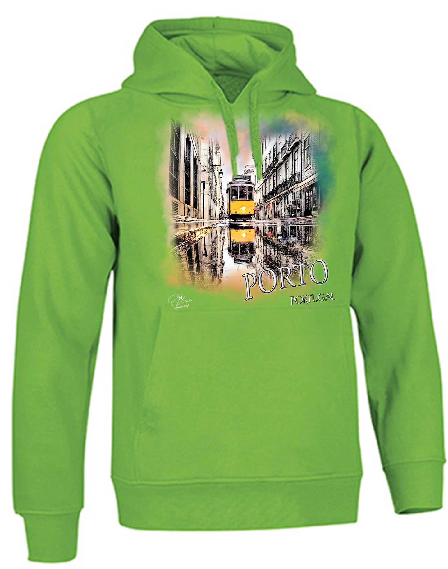 Sweatshirt Valento com Capuz, Espelho Lp