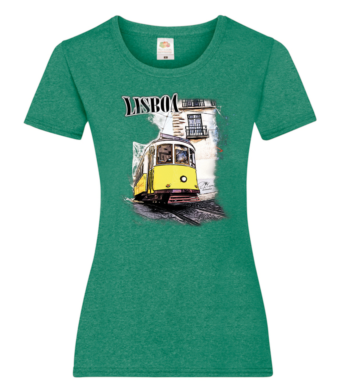 T-shirt Senhora Crazy Tram
