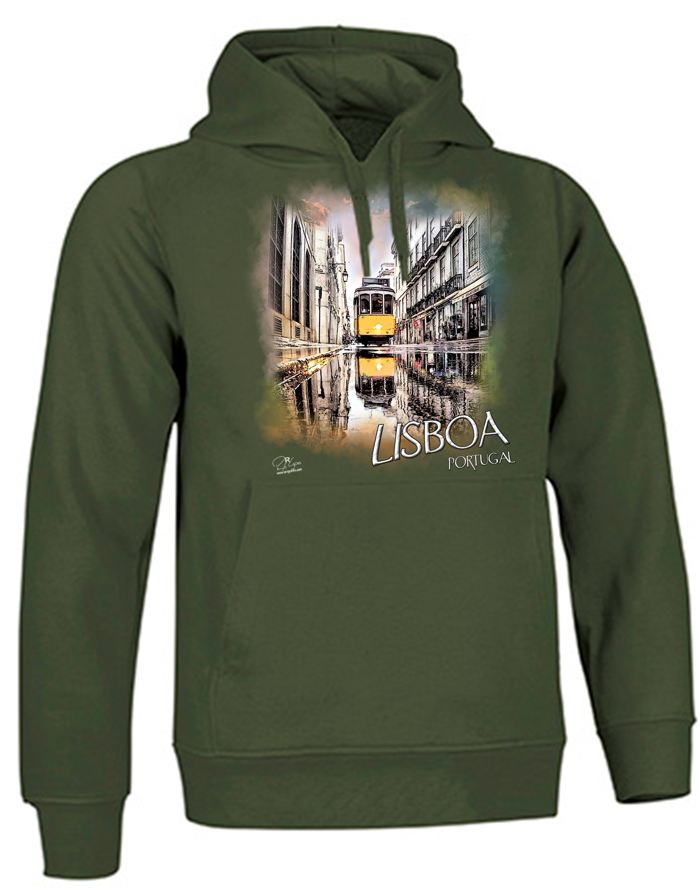 Sweatshirt Valento com Capuz, Espelho Lisboa