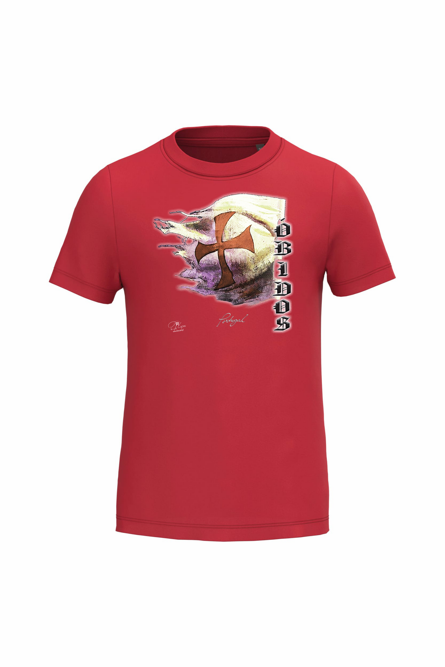 T-shirt de Criança Kariban  Bandeira Templários