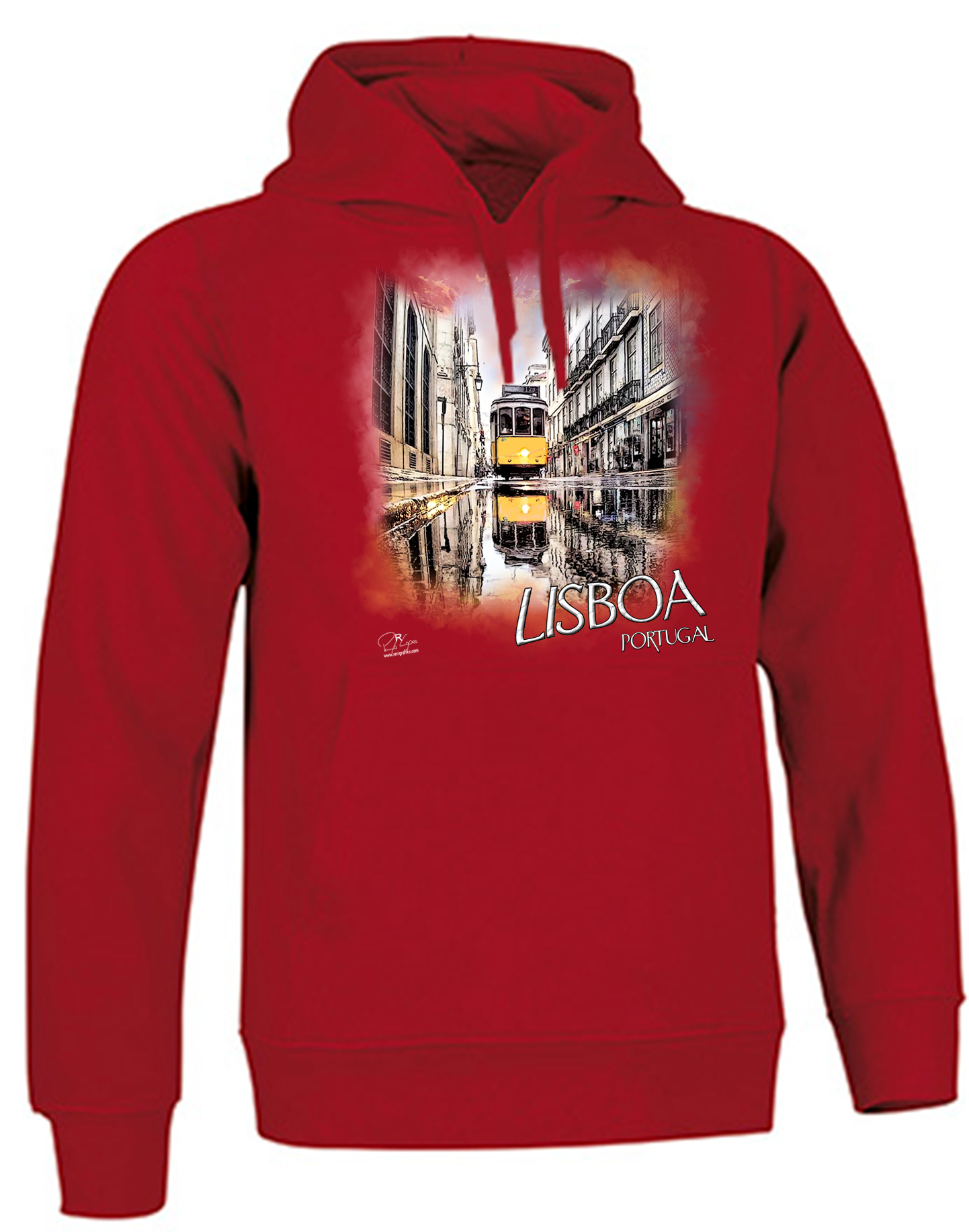 Sweatshirt Valento com Capuz, Espelho Lisboa