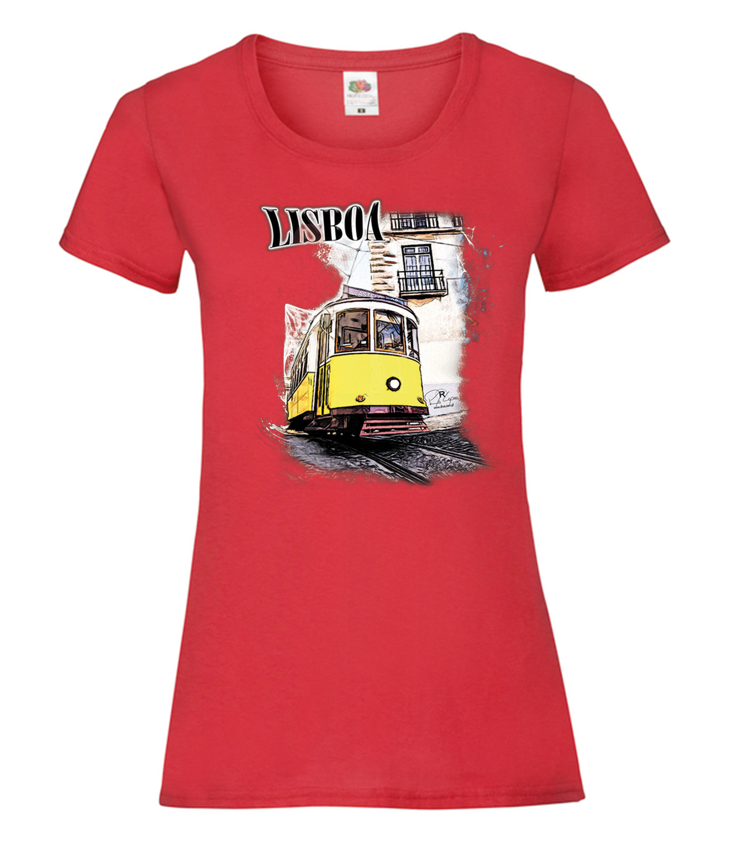 T-shirt Senhora Crazy Tram