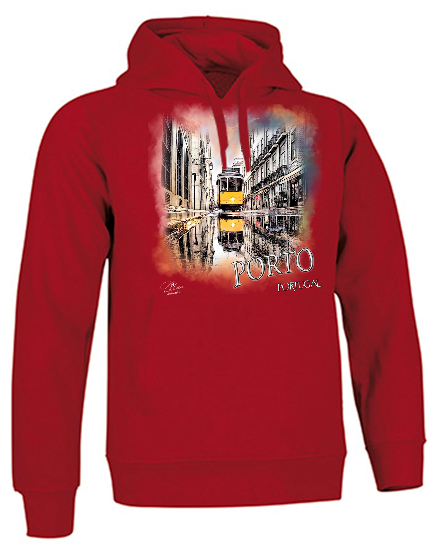 Sweatshirt Valento com Capuz, Espelho Lp