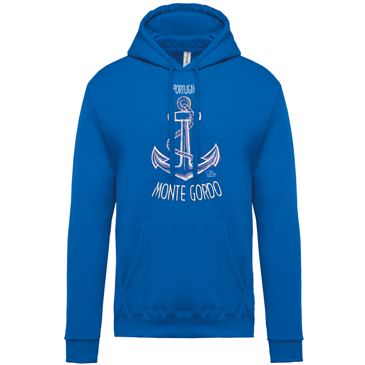 Sweatshirt Kariban com Capuz Âncora Monte Gordo