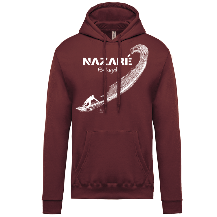 Sweatshirt Kariban com Capuz Surf Nazaré