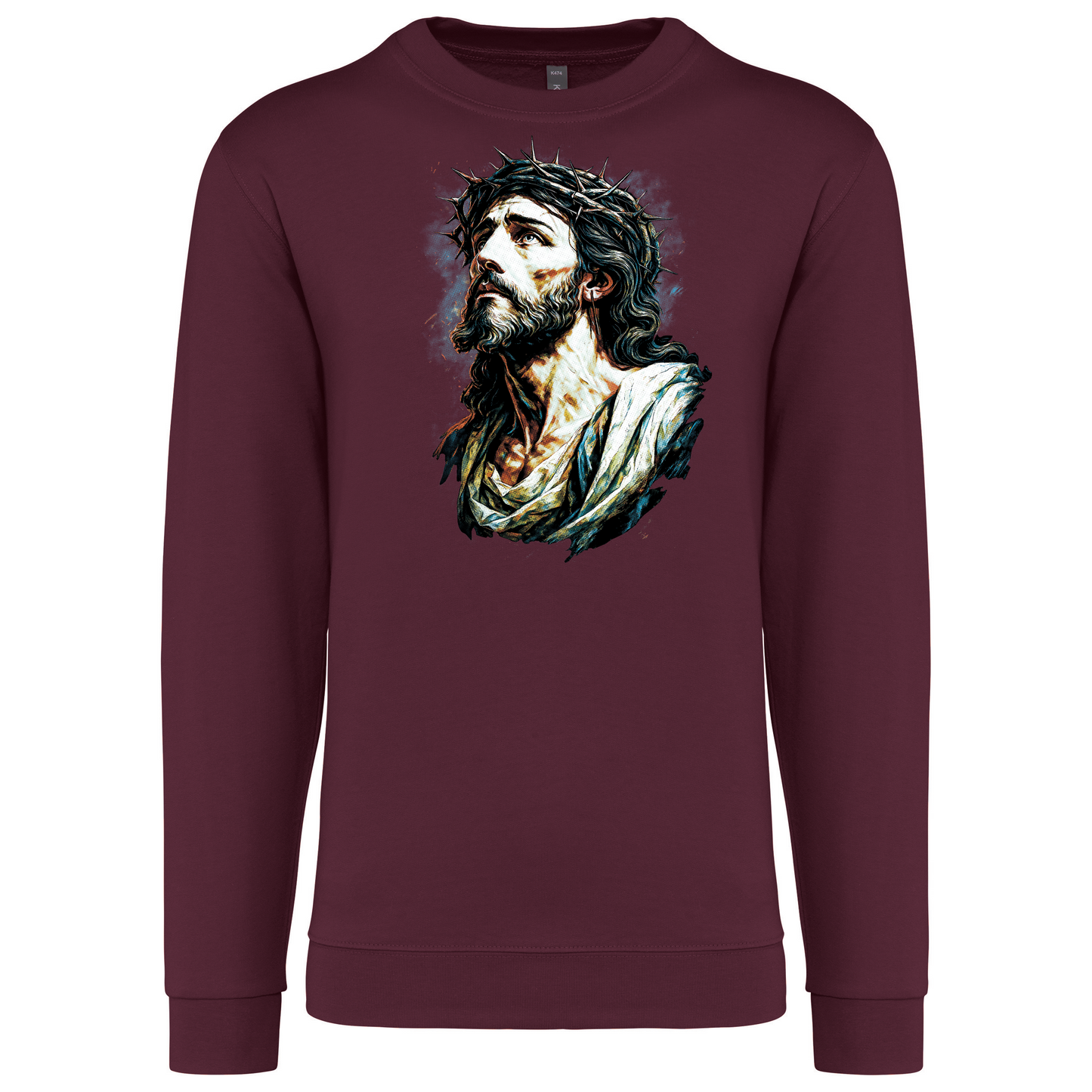 Sweatshirt Kariban sem Capuz Jesus Cristo