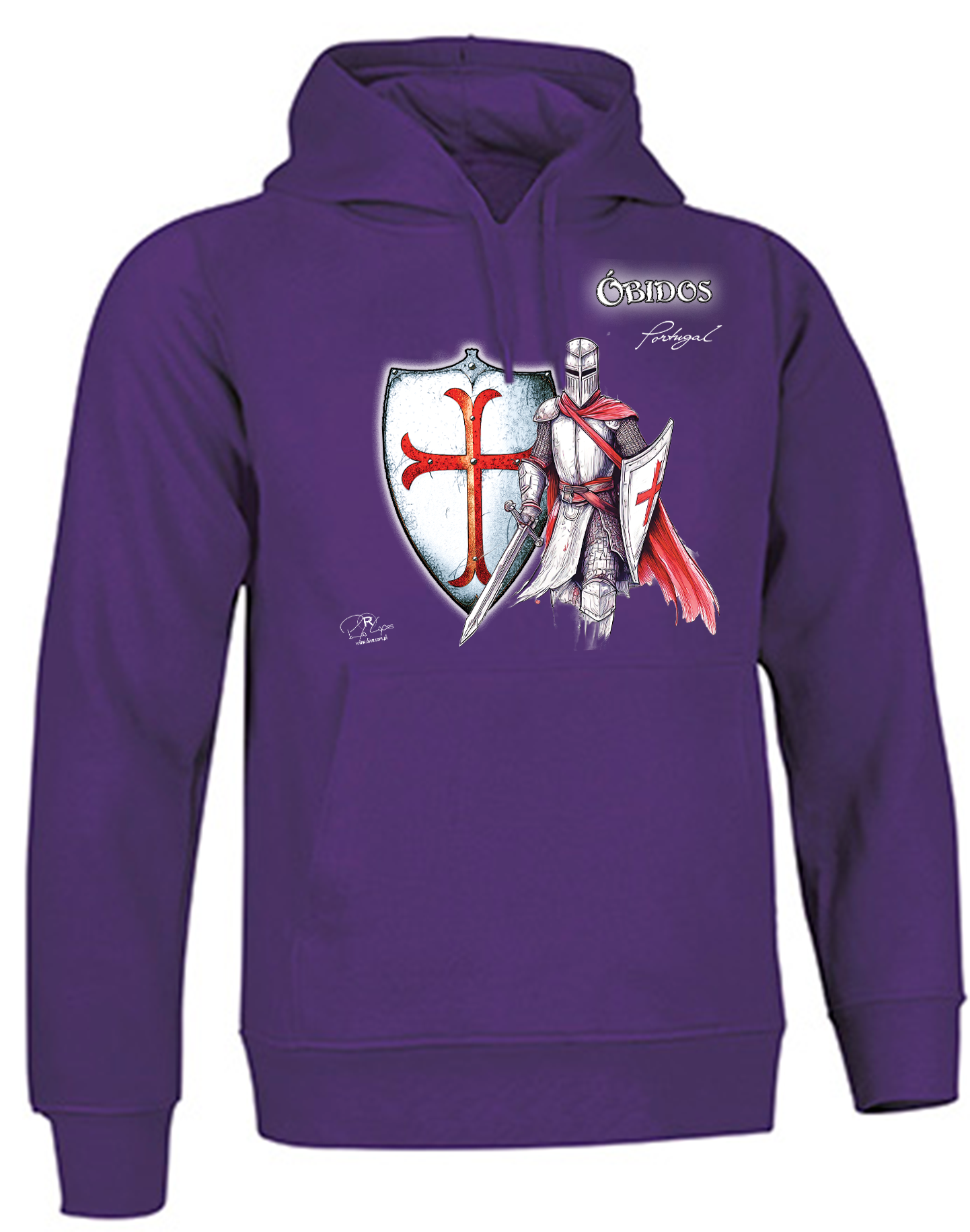 Sweatshirt Valento com Capuz, Templário Óbidos