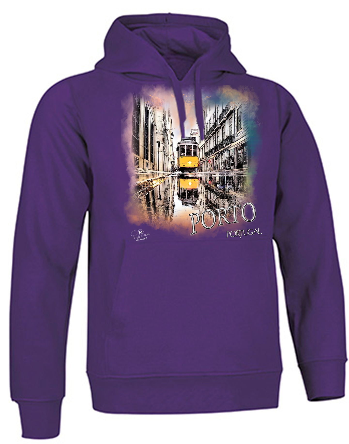 Sweatshirt Valento com Capuz, Espelho Lp