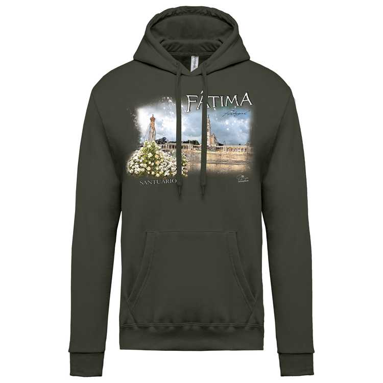 Sweatshirt Kariban com Capuz Santuário de Fátima