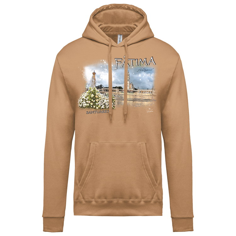 Sweatshirt Kariban com Capuz Santuário de Fátima
