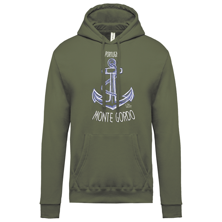 Sweatshirt Kariban com Capuz Âncora Monte Gordo