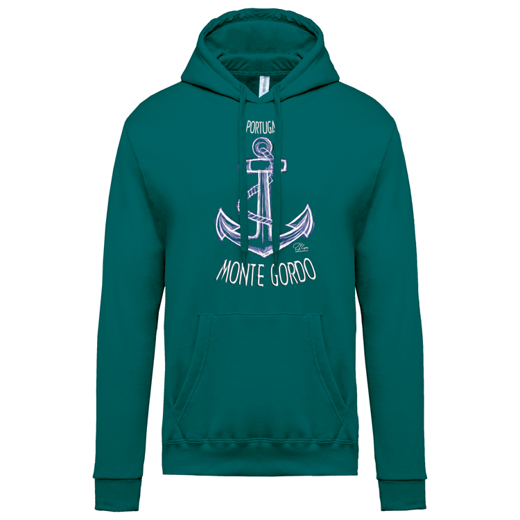 Sweatshirt Kariban com Capuz Âncora Monte Gordo