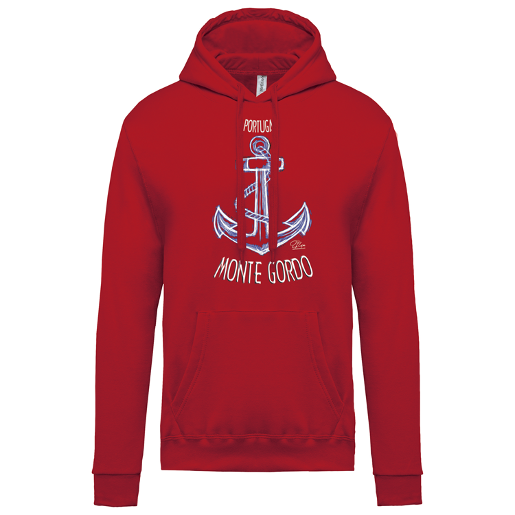 Sweatshirt Kariban com Capuz Âncora Monte Gordo