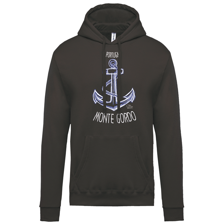 Sweatshirt Kariban com Capuz Âncora Monte Gordo