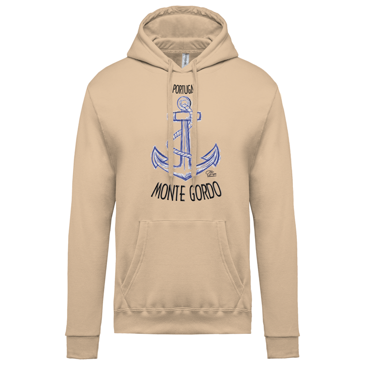 Sweatshirt Kariban com Capuz Âncora Monte Gordo